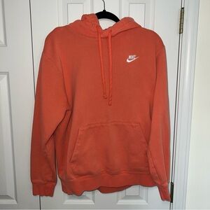 Nike Men’s Classic Hoodie Pink Orange Salmon size Large